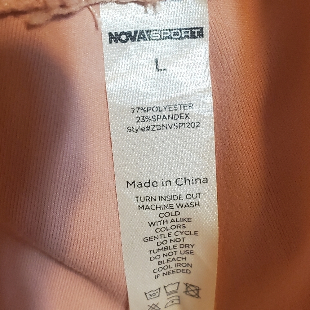 Women's Novadport Pink Leggings. Sz L - Picture 2 of 7